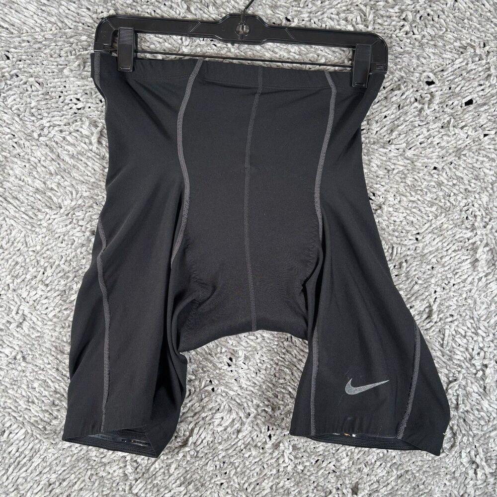 Nike Cycling Shorts Men’s Size XXL Black Activewear Stretch Padded Summer Sports